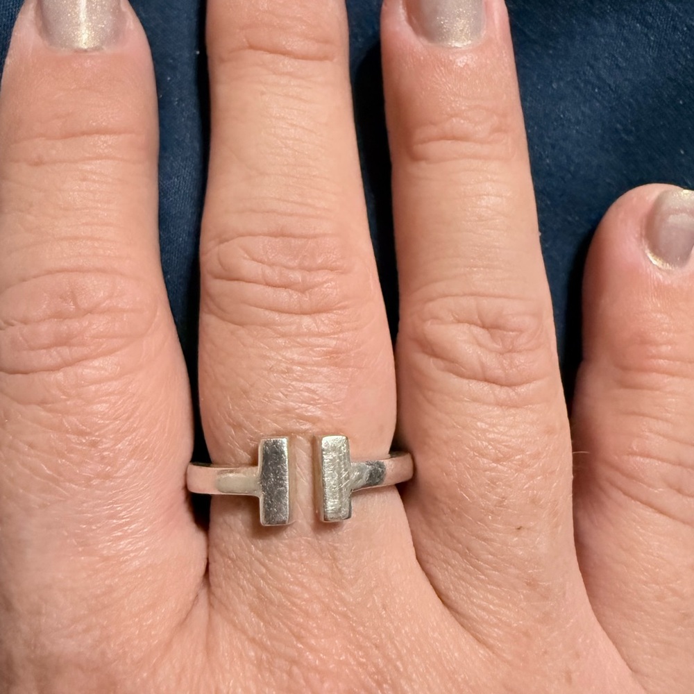 Tiffany & Co. Silver Bar Ring